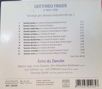 CD Gottfried Finger: Sonotae Pro Diversis Instrumentis Op.1