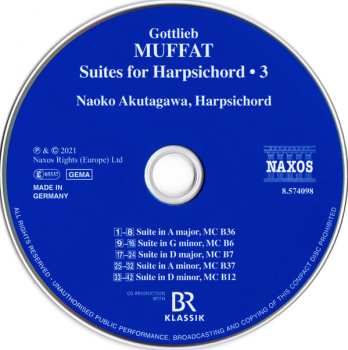 CD Naoko Akutagawa: Suites for Harpsichord • 3