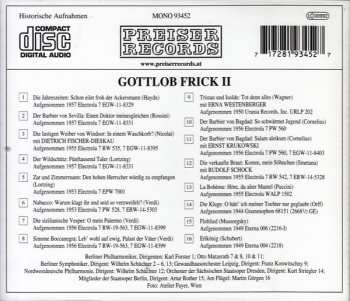 CD Gottlob Frick: Dokumente Einer Sängerkarriere - Gottlob Frick II