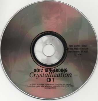 2CD Götz Tangerding: Crystallization - Die Besten Originalaufnahmen Der 80er Jahre