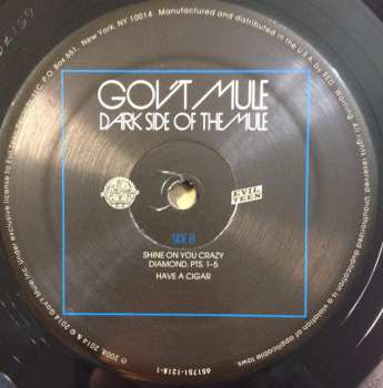2LP Gov't Mule: Dark Side Of The Mule