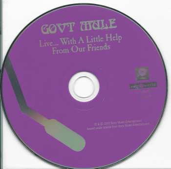 2CD Gov't Mule: Live...With A Little Help From Our Friends