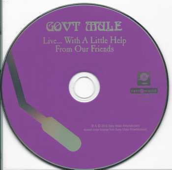 2CD Gov't Mule: Live...With A Little Help From Our Friends