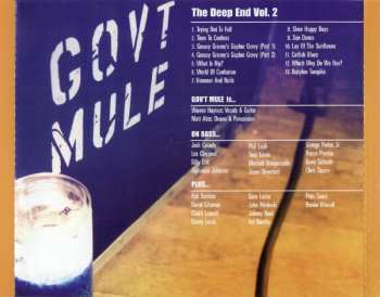 3CD Gov't Mule: The Deep End Volume 1 & Volume 2