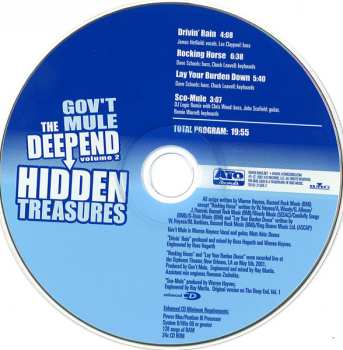 2CD Gov't Mule: The Deep End Volume 2