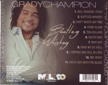 CD Grady Champion: Bootleg Whiskey
