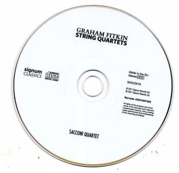 CD The Sacconi Quartet: String Quartets