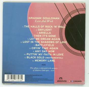 CD Graham Gouldman: Love And Work