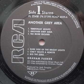 LP Graham Parker: Another Grey Area