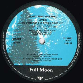 LP Grand Funk Railroad: Grand Funk Lives
