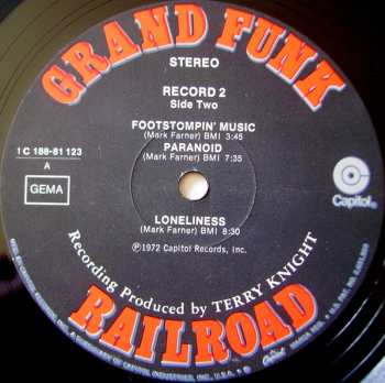 2LP Grand Funk Railroad: Mark, Don & Mel 1969-71