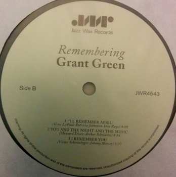 LP Grant Green: Remembering LTD