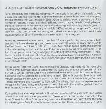 CD Grant Green: Remembering