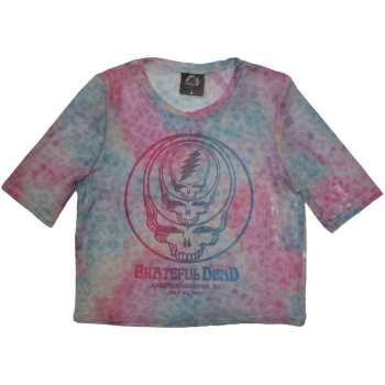 Merch Grateful Dead: Dámske Crop Top Concentric Skulls