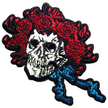 Merch Grateful Dead: Grateful Dead Woven Patch: Bertha Skull Small (standard)  Standard