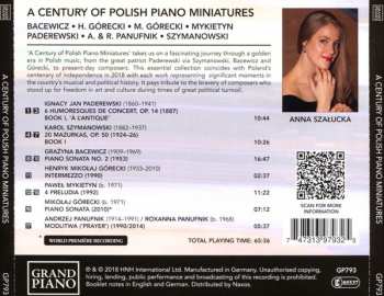 CD Karol Szymanowski: A Century Of Polish Piano Miniatures
