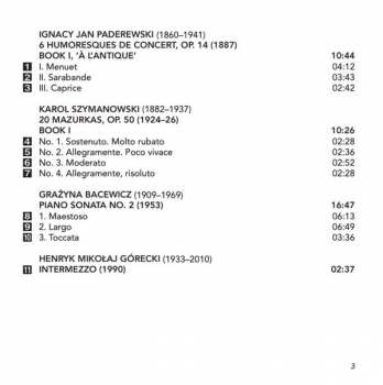 CD Karol Szymanowski: A Century Of Polish Piano Miniatures