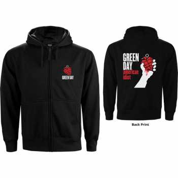 Merch Green Day: Dámská Mikina Na Zip American Idiot  XS