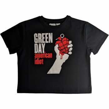Merch Green Day: Dámske Crop Top American Idiot
