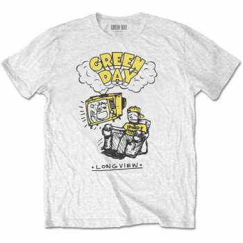 Merch Green Day: Tričko Longview Doodle 