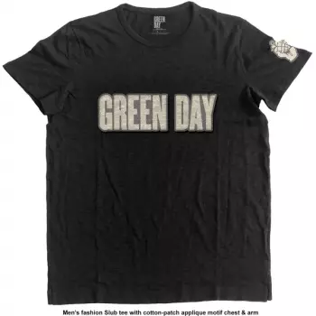 Vyšívané Tričko Logo Green Day & Grenade 