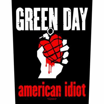 Merch Green Day: Nášivka na chrbát American Idiot