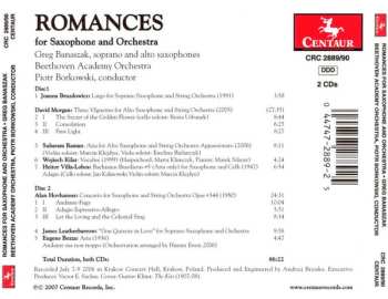 2CD Greg Banaszak: Romances for Saxophone & Orchestra