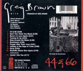 CD Greg Brown: 44 & 66
