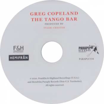 CD Greg Copeland: The Tango Bar