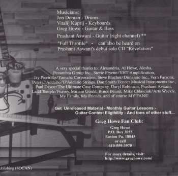 CD Greg Howe: Ascend