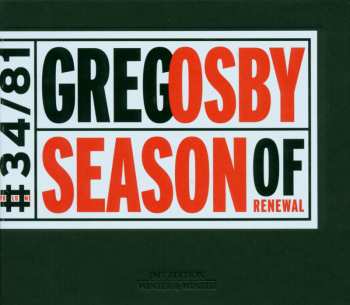 Album Greg Osby: Season Of Renewal