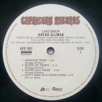 LP Gregg Allman: Laid Back LTD