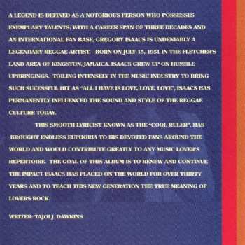 CD Gregory Isaacs: All I Have Is Love, Love, Love