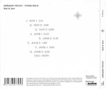 CD Gregory Privat: Nuit & Jour