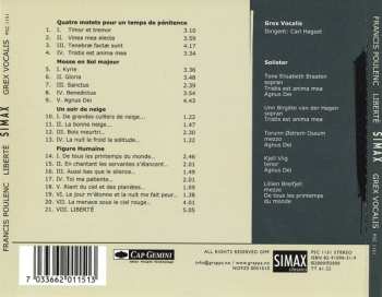 CD Francis Poulenc: Liberté