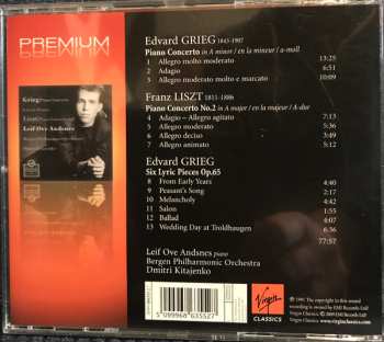 CD Edvard Grieg: Piano Concerto • 6 Lyric Pieces • Piano Concerto No. 2