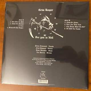 LP Grim Reaper: See You In Hell LTD | CLR