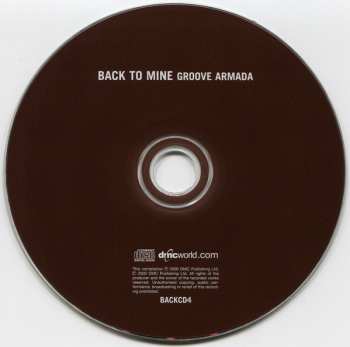 CD Groove Armada: Back To Mine