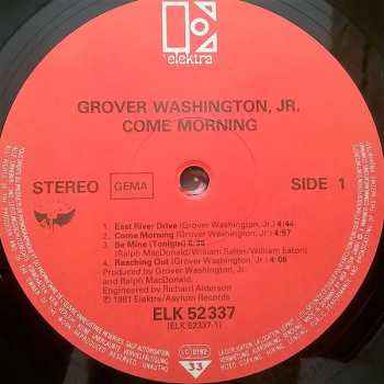 LP Grover Washington, Jr.: Come Morning