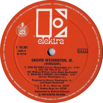 LP Grover Washington, Jr.: Winelight