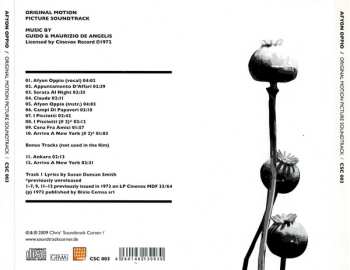 CD Guido And Maurizio De Angelis: Afyon Oppio = The Sicilian Connection (Original Motion Picture Soundtrack)