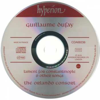 CD Orlando Consort: Lament For Constantinople & Other Songs