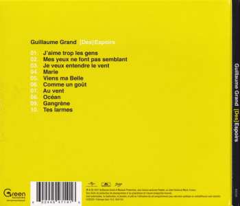 CD Guillaume Grand: [Des] Espoirs