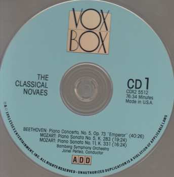 2CD Ludwig van Beethoven: The Classical Novaes