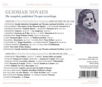 2CD Guiomar Novaes: The Completed Published 78-rpm Recordings