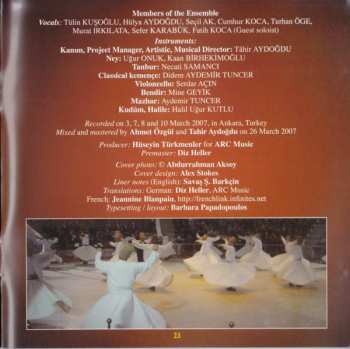 CD Gülizar Turkish Music Ensemble: Music Of The Whirling Dervishes - 800 Years Of Mevlana Rumi