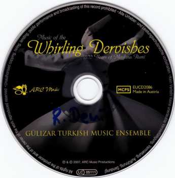 CD Gülizar Turkish Music Ensemble: Music Of The Whirling Dervishes - 800 Years Of Mevlana Rumi