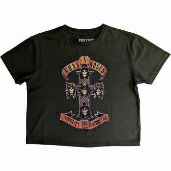 Merch Guns N' Roses: Dámske Crop Top Appetite For Destruction