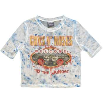 Merch Guns N' Roses: Dámske Crop Top Welcome To The Jungle Lv