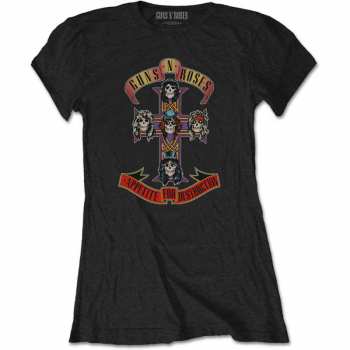 Merch Guns N' Roses: Dámske Tričko Appetite For Destruction 
